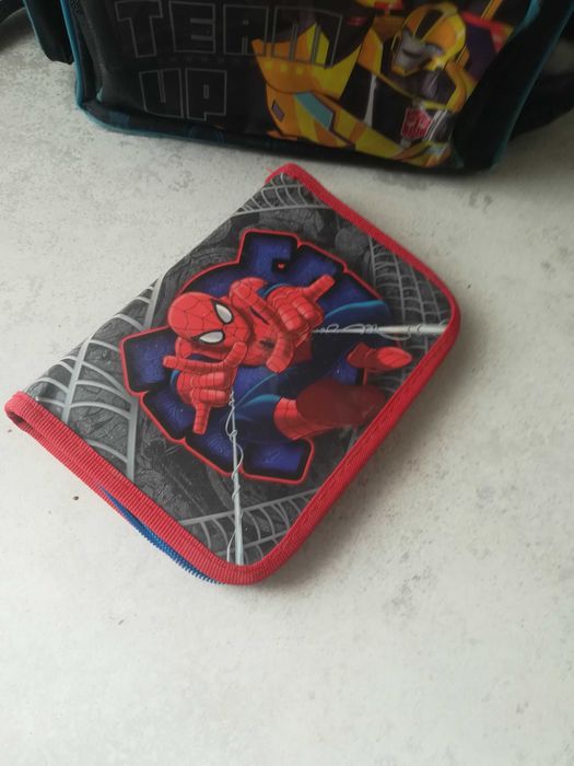 Tornister Transformers gratis piórnik Spiderman