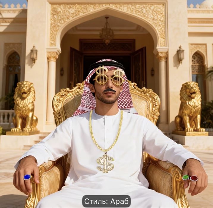 Костюм Шейха, аксесуари борода