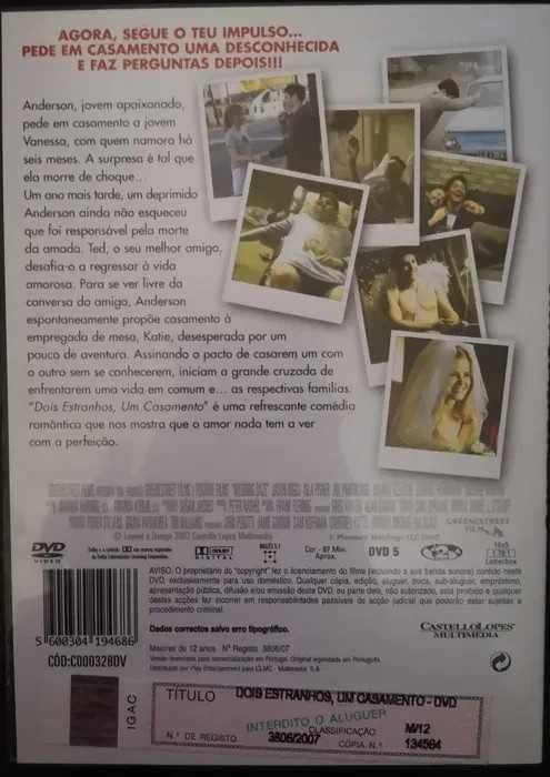 DVD "Dois Estranhos, Um Casamento" de Michael Ian Black