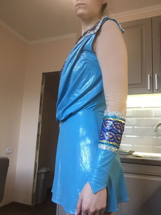 Костюм для танцев/гимнастики в греческом стиле