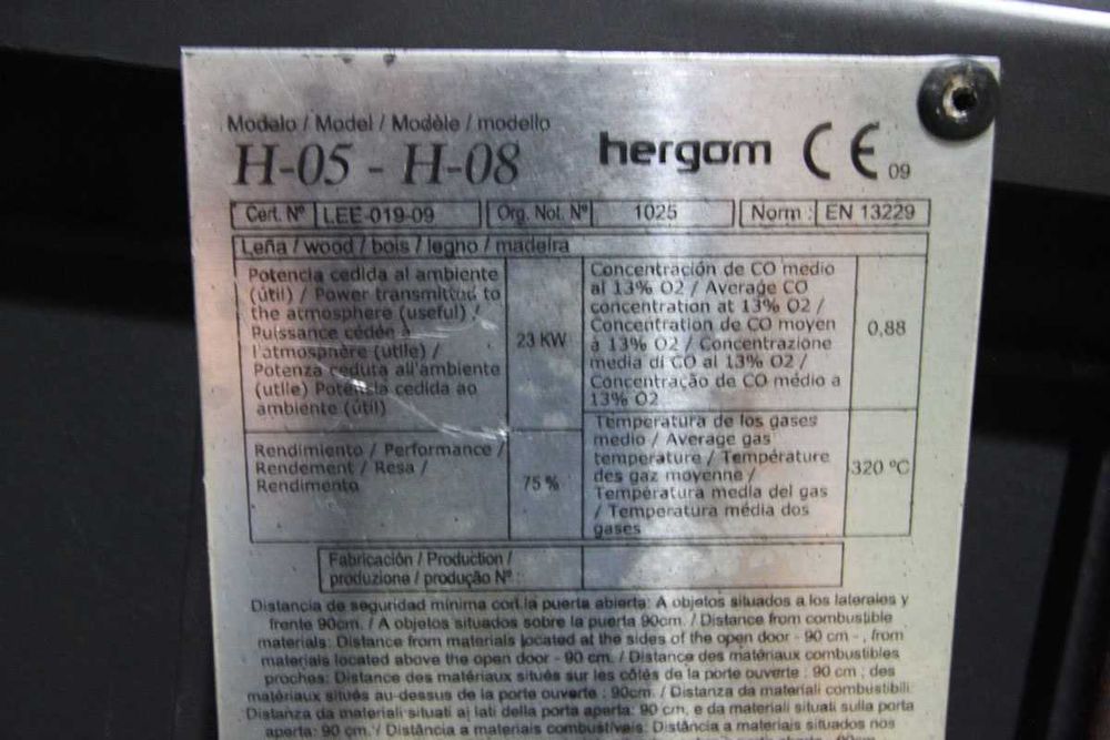 Recuperador de calor HERGOM, 23 kW