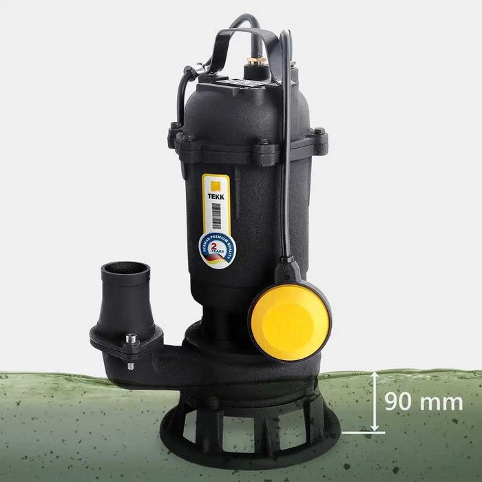 Дренажно-фекальний насос Tekk 2300Вт 25000 л/год з ножем