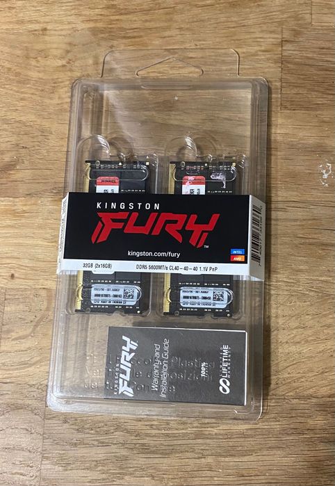Оперативна памʼять для ноутбуку Kingston Fury ddr5 (2x16) 5600mt/s