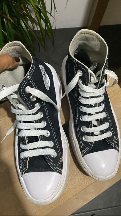 All star plataforma pretos