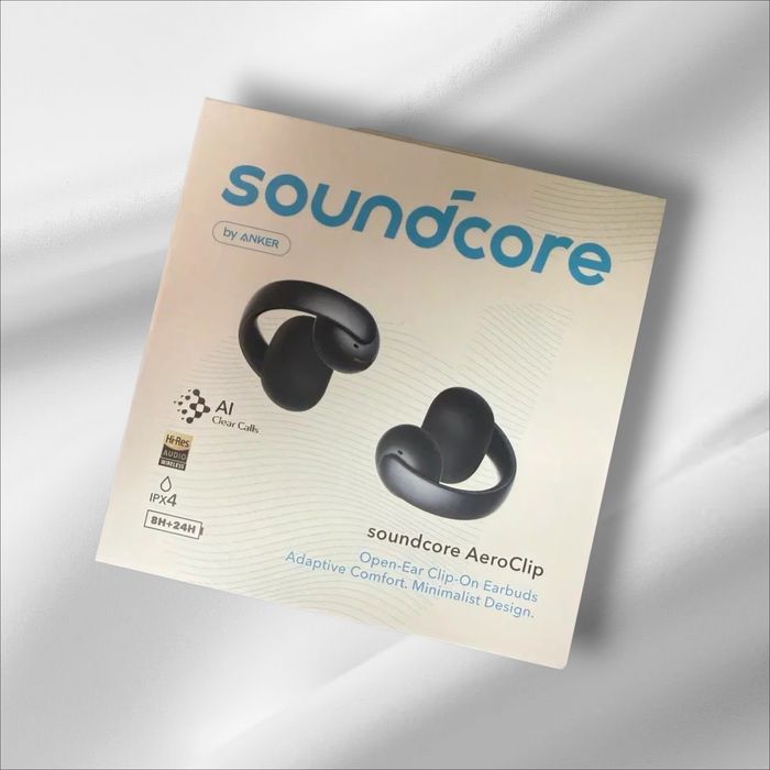 Навушники Новинка Anker SoundСore AeroClip Black