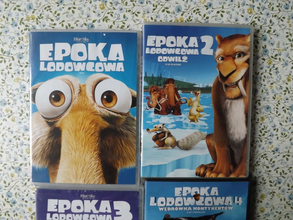 Epoka lodowcowa kolekcja komplet bajka dvd film