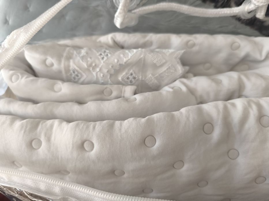 Colcha em branco para cama casal