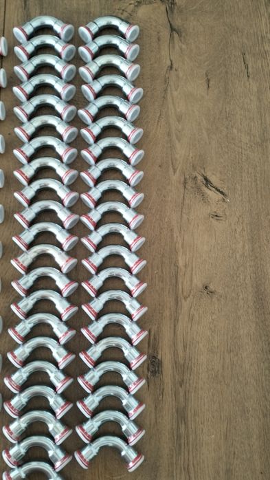 Geberit Mapress C-Stahl stal węglowa, złącza zaciskowe kolano trójnik
