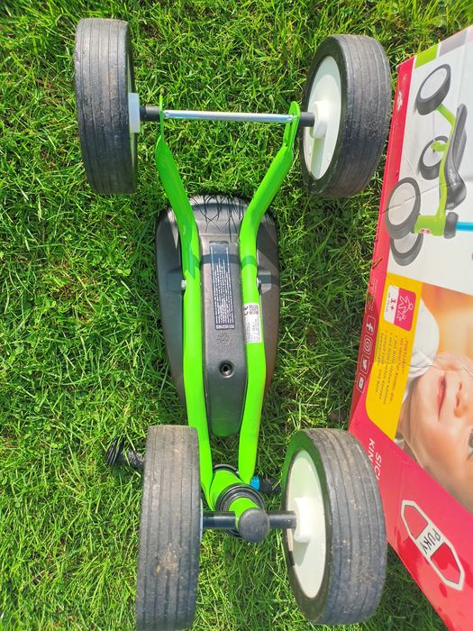 Rowerek biegowy PUKY trójkołowy zielono niebieski