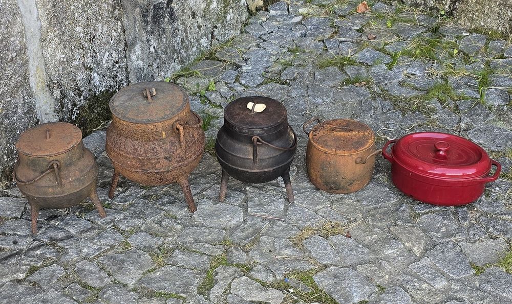 Potes e panelas em ferro fundido