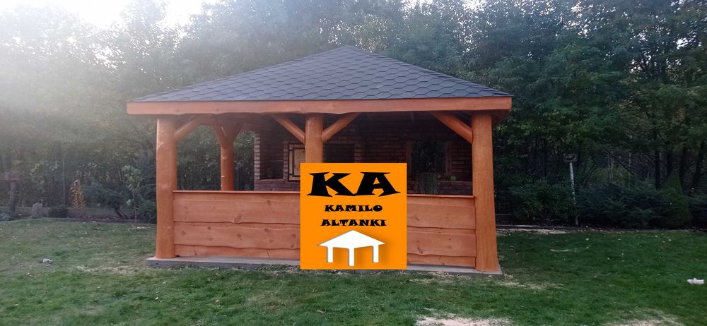 Altanka z bala Altana Altanki Altany Ogrodowa