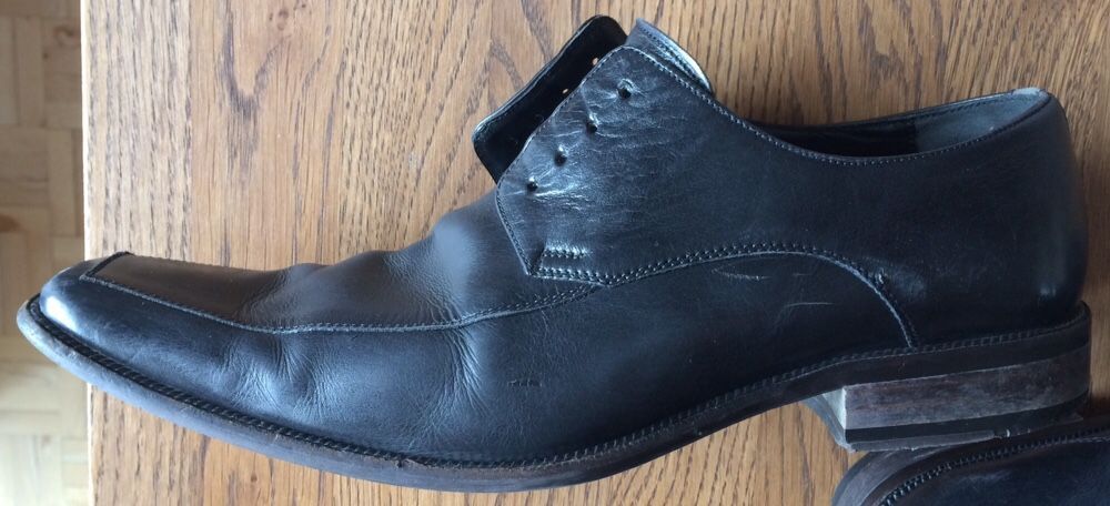 Buty skórzane męskie, Ricardo, rozmiar 41, eleganckie
