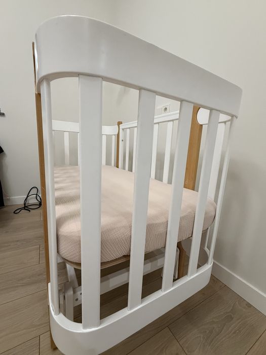 дитяче ліжко з матрасом як нове