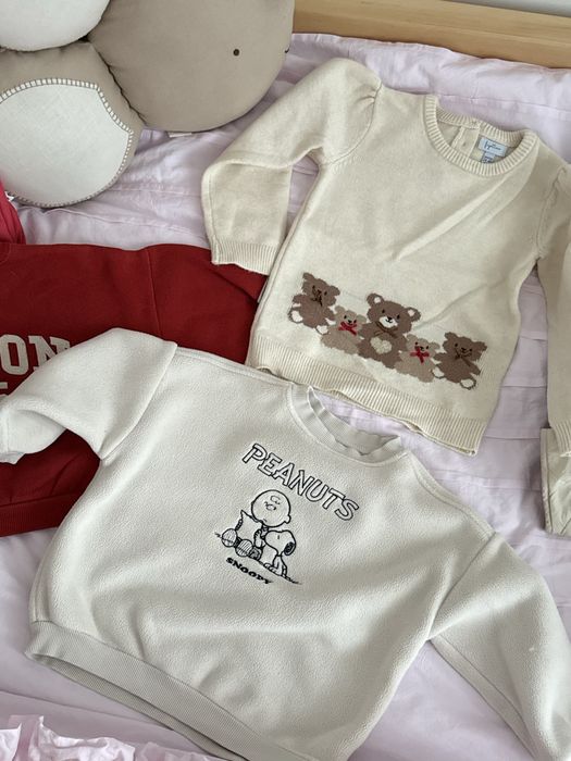 2 світшота Zara і кофтинка на 92 см