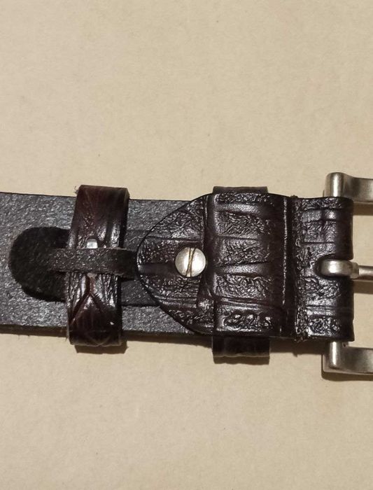 Новый мужской кожаный ремень "Miguel Miratez". Португалия. Оригинал.