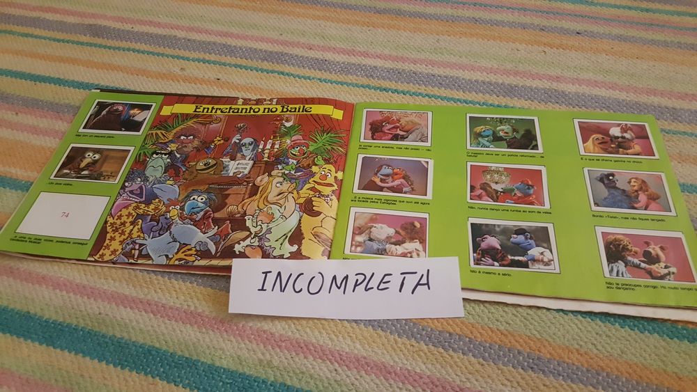 12 cadernetas de cromos anos 80