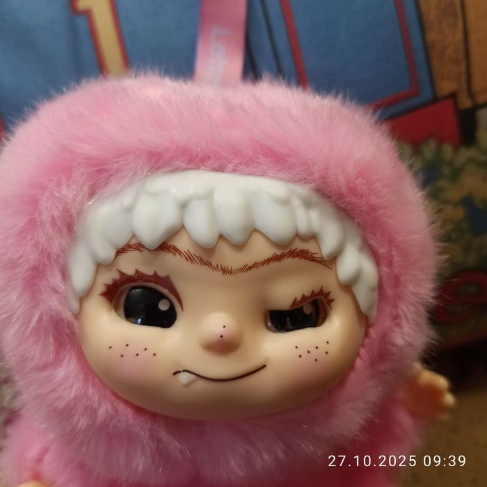 Фигурка брелок м'яка wakyky Вакуку сидяча сезон 1, 15 см рожева. Нова