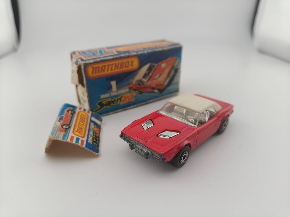 Matchbox MB1 1975 Dodge Challenger Superfast Box