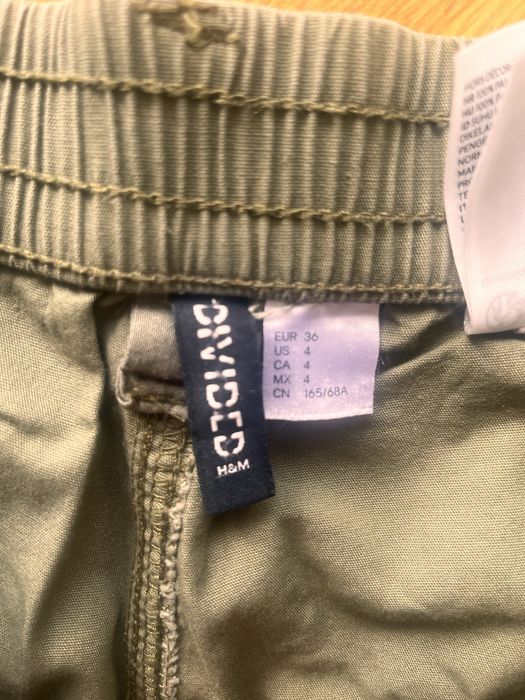 H&M spodnie cargo