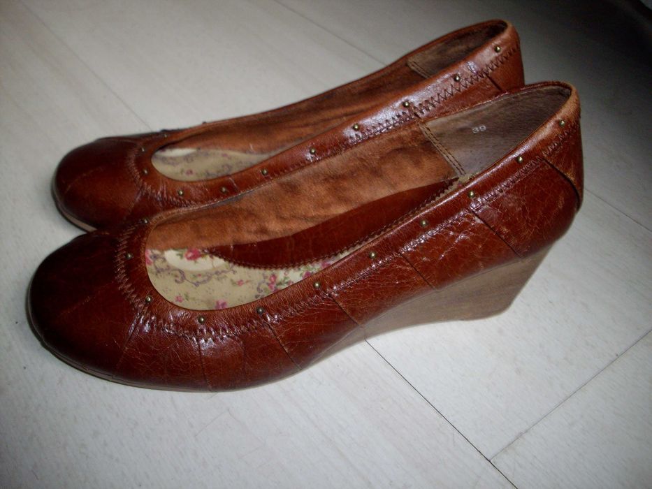 Półbuty, czółenka damskie Seychelles rozm. 39 skóra naturalna