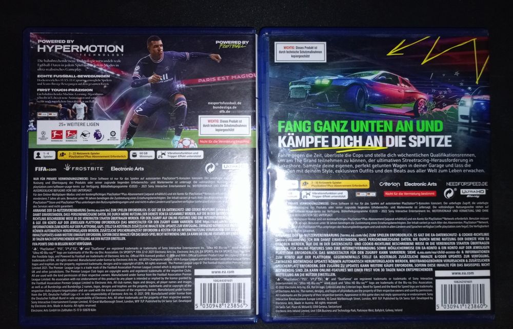 Pakiet Gier na PS5 (NFS Unbound & FIFA 22)