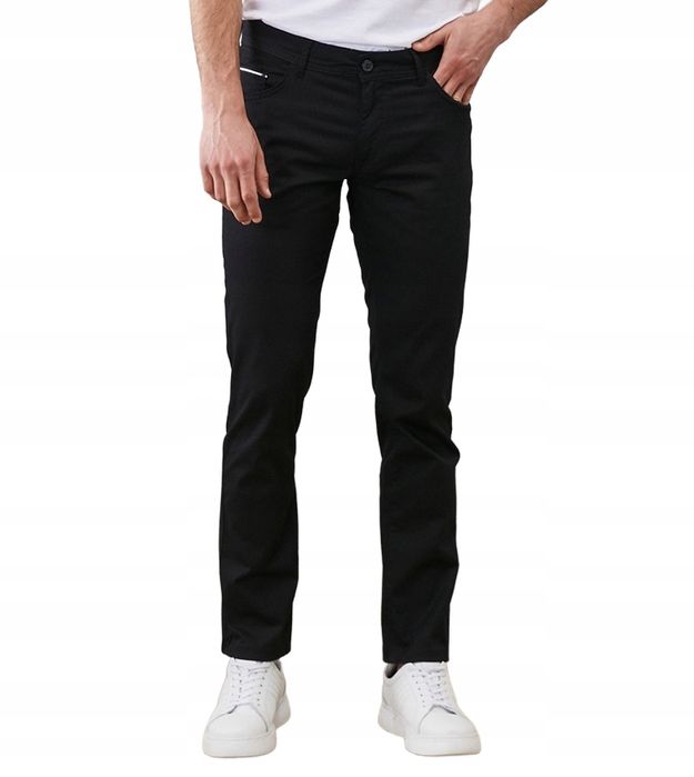 Altinyildiz classics czarne proste spodnie casual 50 5da