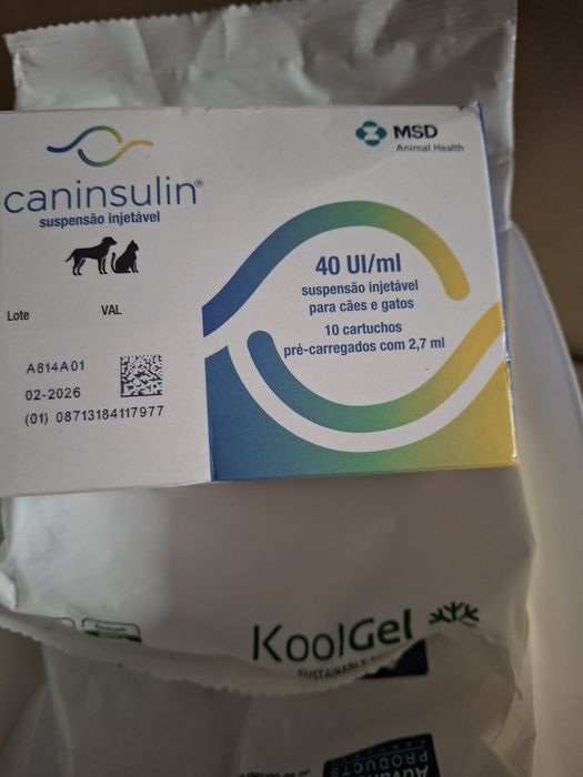 Caneta de insulina para animais VETPEN com cartuxos de CANINSULIN 2.5.