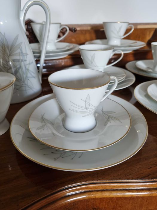Porcelanowy serwis do kawy Rosenthal Form 2000 Lata 50- Te