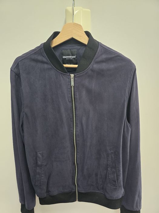 Casaco bomber azul escuro Cedarwood State (M)