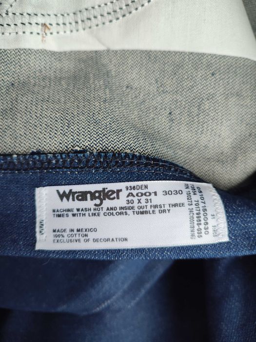 Джинси Wrangler 936 Cowboy Cut Rigid Slim Fit Jeans - 0936DEN W30 L31