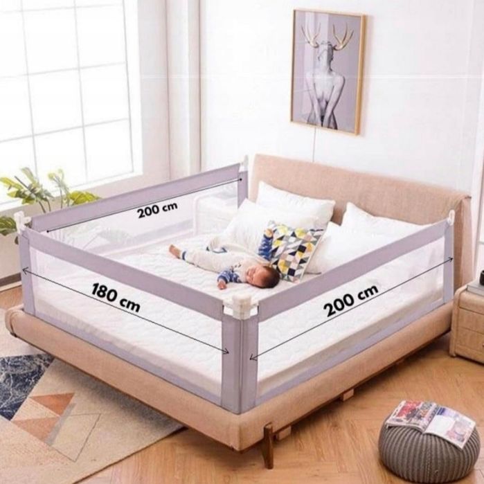 Barierka ochronna na łóżko