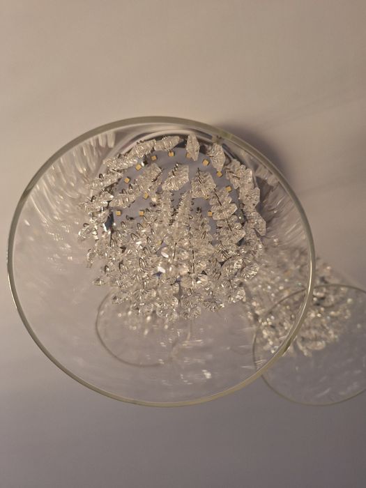 Żyrandol kryształki LED