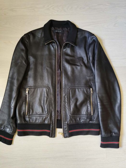 Кожаная куртка Gucci L-Xl