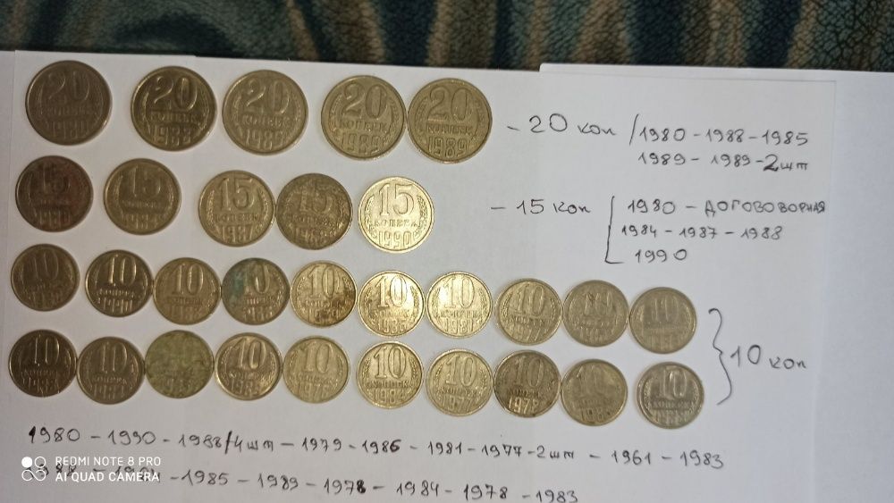 Продам монеты СССР