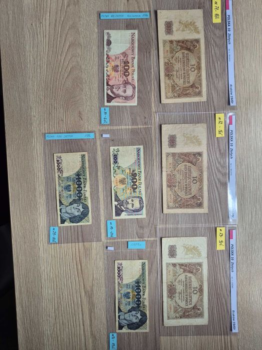 Polska starocie duża ilość banknotów