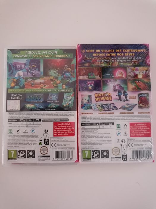 Nintendo switch Smurfs 2  prisioner of the green stone