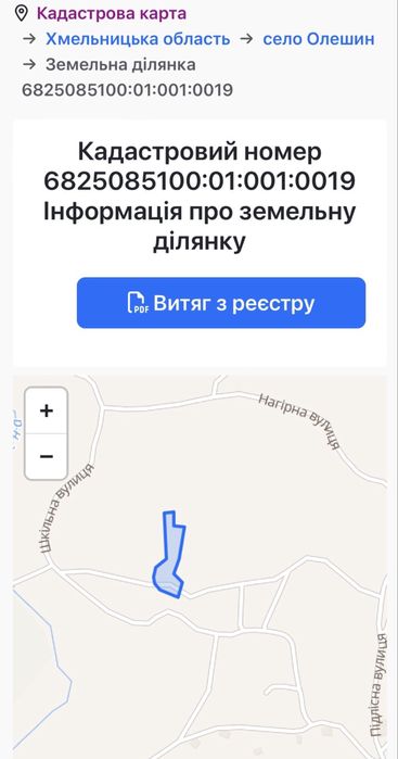 Земельна ділянка Олешин 30 соток під забудову будинків котеджів