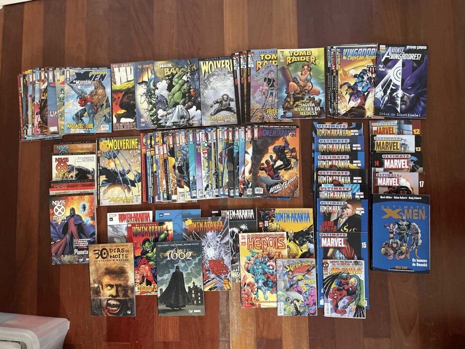 Colecção Banda Desenhada (Homem-Aranha, X-men, Hulk..) 80 livros