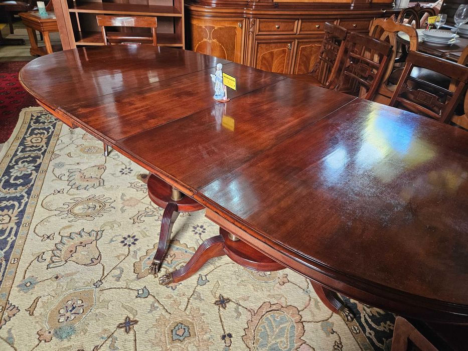 Mesa de sala estilo Imperio - extensível - Bom estado geral - Só a m