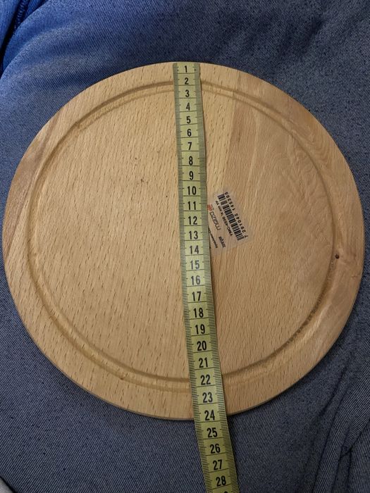 Деревянная новая разделочная доска подставка под горячее пиццу итд