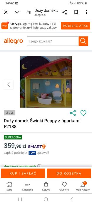 Sprzedam domek Świnki Peppy