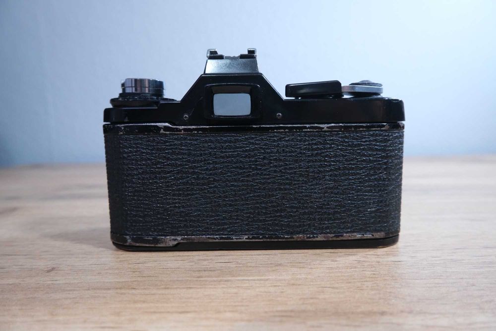 Pentax MV Sunagor Auto Zoom 80-200mm f/4.5-5.5, aparat analogowy