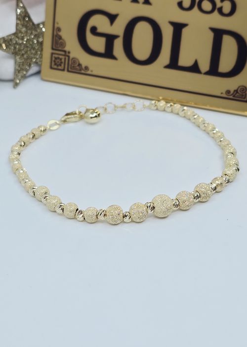 Złota bransoletka próba 585 14k