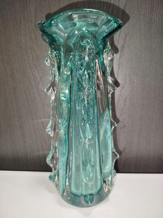 Ваза чешские стекло 28 см