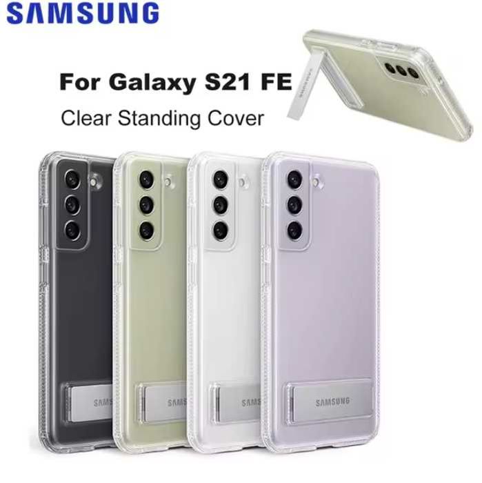 Case, Etui Clear Standing Cover do Samsung Galaxy S21 FE 5G