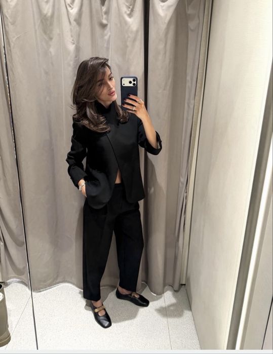 Блейзер Zara xs-s піджак zara чорний