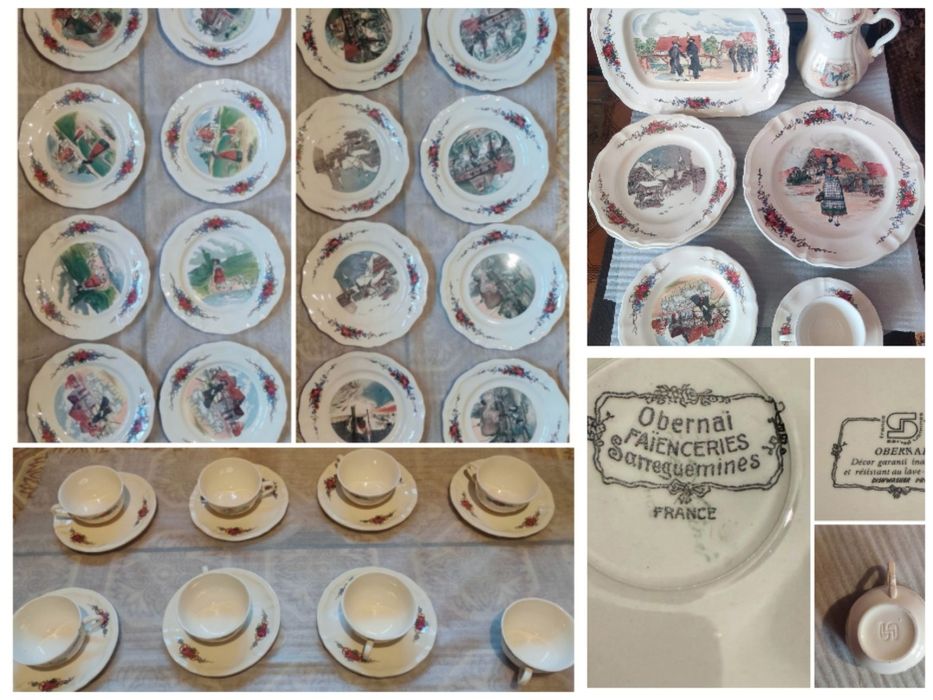 Сервіз, глечикі, кувшини та інший посуд