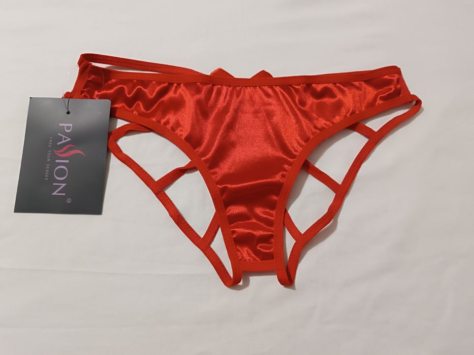 Cueca Sexy Vermelha com Laço. Tamanho L/ XL