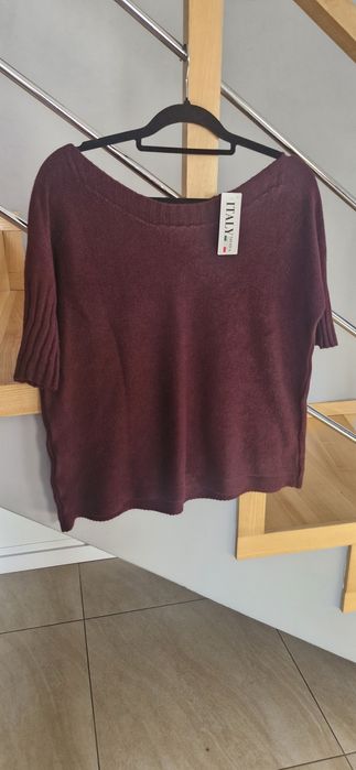 Sweterek burgund L/XL