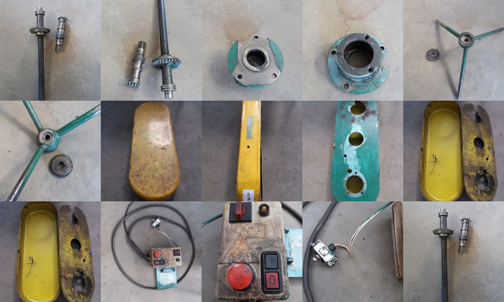 RETRO Wiertarki ws15 koła osłona poprzeczny blokada Rumia